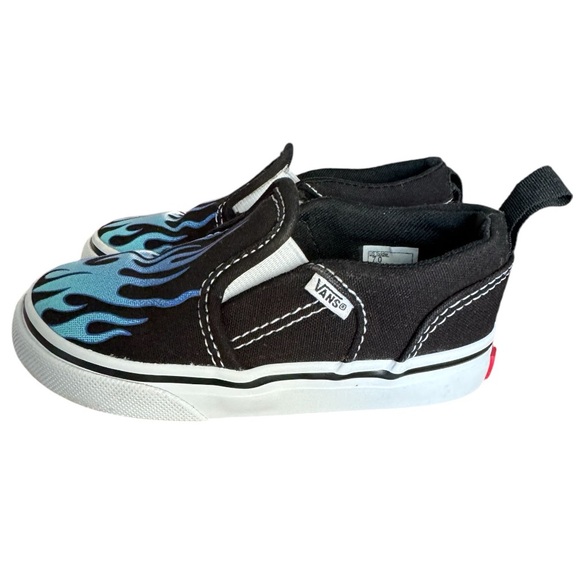 VANS SLIP-ON SKATE SHOES SZ 7 LIKE NEW - Picture 7 of 9